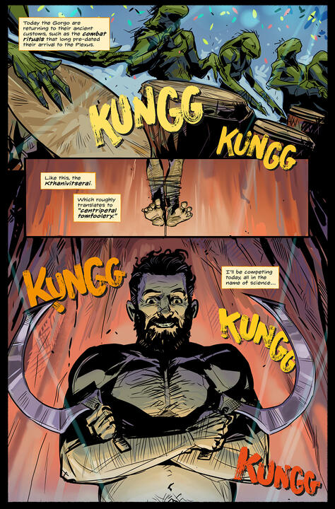 JAMESON PANDARAI'S CURIOUS UNIVERSE - Script by Scott Durango Redick + Art by Dan Zay