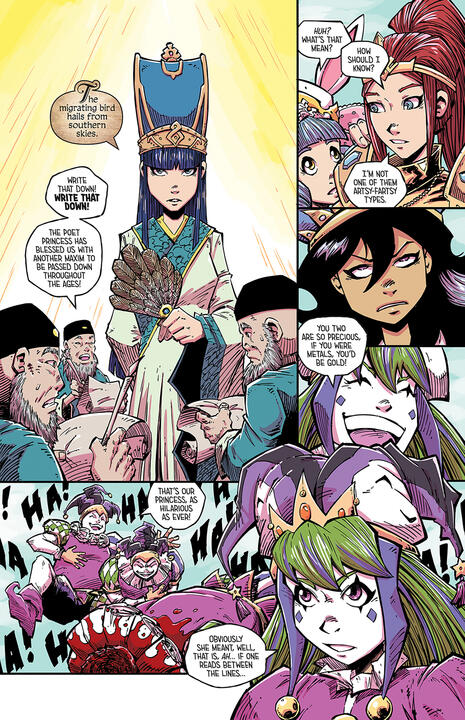 PRINCESS ROYALE - Script by Allen Wu + Art by P.R. Dedelis