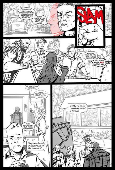 A DYING BREED - Script by Nicholas Aaron Hodge + Art by Wayne Oliver Lowdy